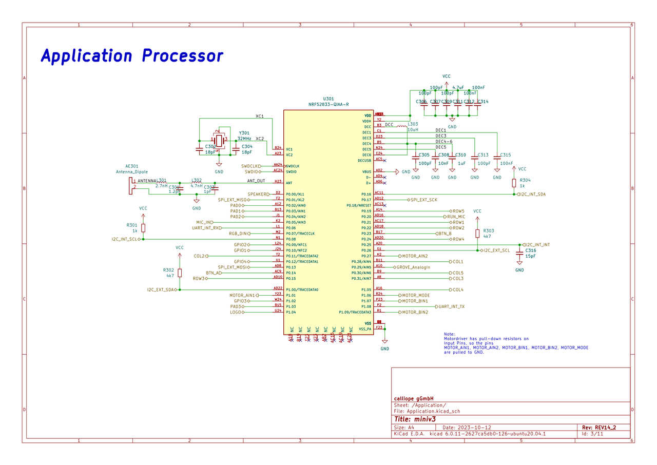 Schaltplan Calliope 3.0