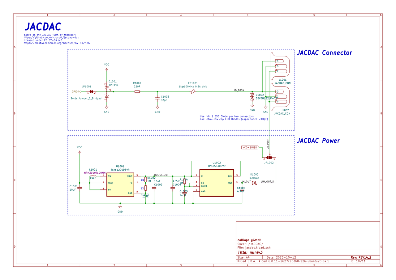 Schaltplan Calliope 3.0